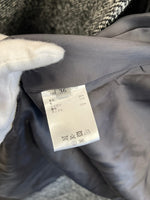 エブール ebure ノーカラーツイードコート ウールコート 3010200173 コート グレー サイズ36 101LT-214