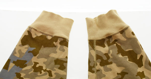 アベイシングエイプ A BATHING APE SAND CAMO MILITARY RELAXED FIT FULL ZIP MASK HOODIE パーカー 茶 001ZPI301011M パーカ ブラウン LLサイズ 103MT-1373