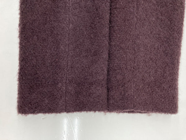 ケンゾー KENZO OLD ヴィンテージ VINTAGE ベネカ期 80s~90s アーカイブ ウールコート チェスター ダブル 日本製 BROWN BORDEAUX  PLUM 赤茶色 1072127 コート 無地 ブラウン SIZE38 104LT-254