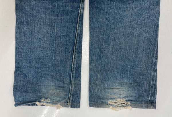 リーバイス Levi's 501 BIG E 60s 60年代 Vintage ヴィンテージ ジーンズ デニムパンツ ジーパン ボタン裏6 足長R 赤耳 青 無地 デニム ブルー 104MB-180