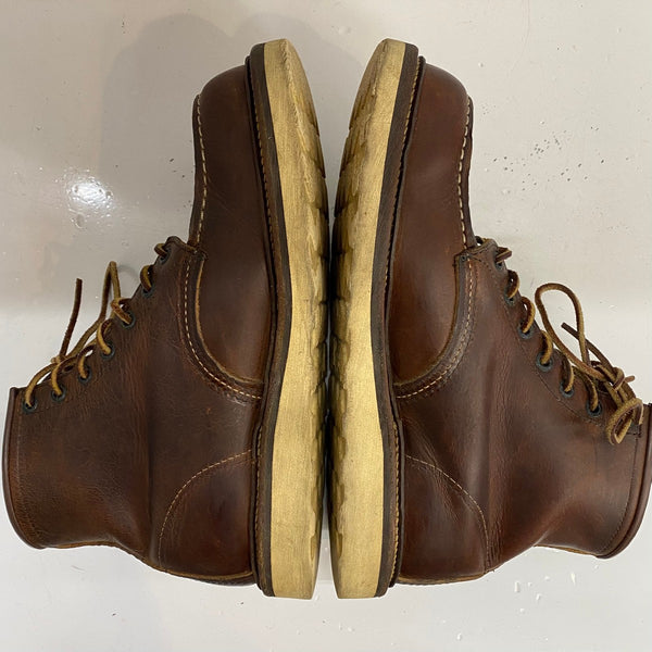 【曜日割引対象外】 レッドウィング RED WING アイリッシュセッター CLASSIC MOC TOE USA製 9D 1907 メンズ靴 ブーツ ワーク ブラウン 27cmサイズ 201-shoes1560 VB