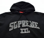 シュプリーム SUPREME XXL Hooded Sweatshirt アーチロゴ パーカー 黒 パーカ ロゴ ブラック Lサイズ 103MT-339