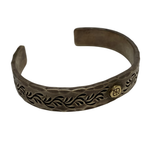 【曜日割引対象外】 【中古】ワンズワーカー ONE'S WORKER 唐草 金メタル メンズジュエリー・アクセサリー バングル シルバー 201goods-685 VB