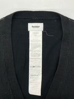 ダブレット doublet 20SS HIDDEN MESSAGE CARDIGAN メッセージ カーディガン ニット オーバーサイズ 黒 20SS21KN29 カーディガン 総柄 ブラック Lサイズ 104MT-1131