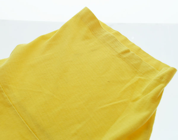 ステューシー STUSSY 90s USA製 NYLTLAロゴ 半袖Tシャツ Tシャツ イエロー 103MT-2748