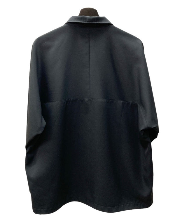 グラフペーパー Graphpaper ONLY ARK 別注 Scale Off Wool Stand Collar Blouson カラー ブルゾン 黒 GM243-30336CA SIZE 1 ジャケット 無地 ブラック 104MT-1566