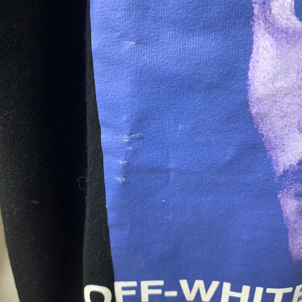 オフホワイト Off-White DIAG BERNINI L/S T-SHIRT OMAB001F18185011 ロンT ブラック Mサイズ 201MT-4803