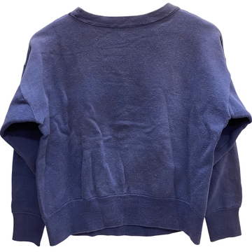 【曜日割引対象外】 ヴィンテージ vintage 60's Sweat shirt フロッキープリント スウェット ネイビー 201MT-3602 VB