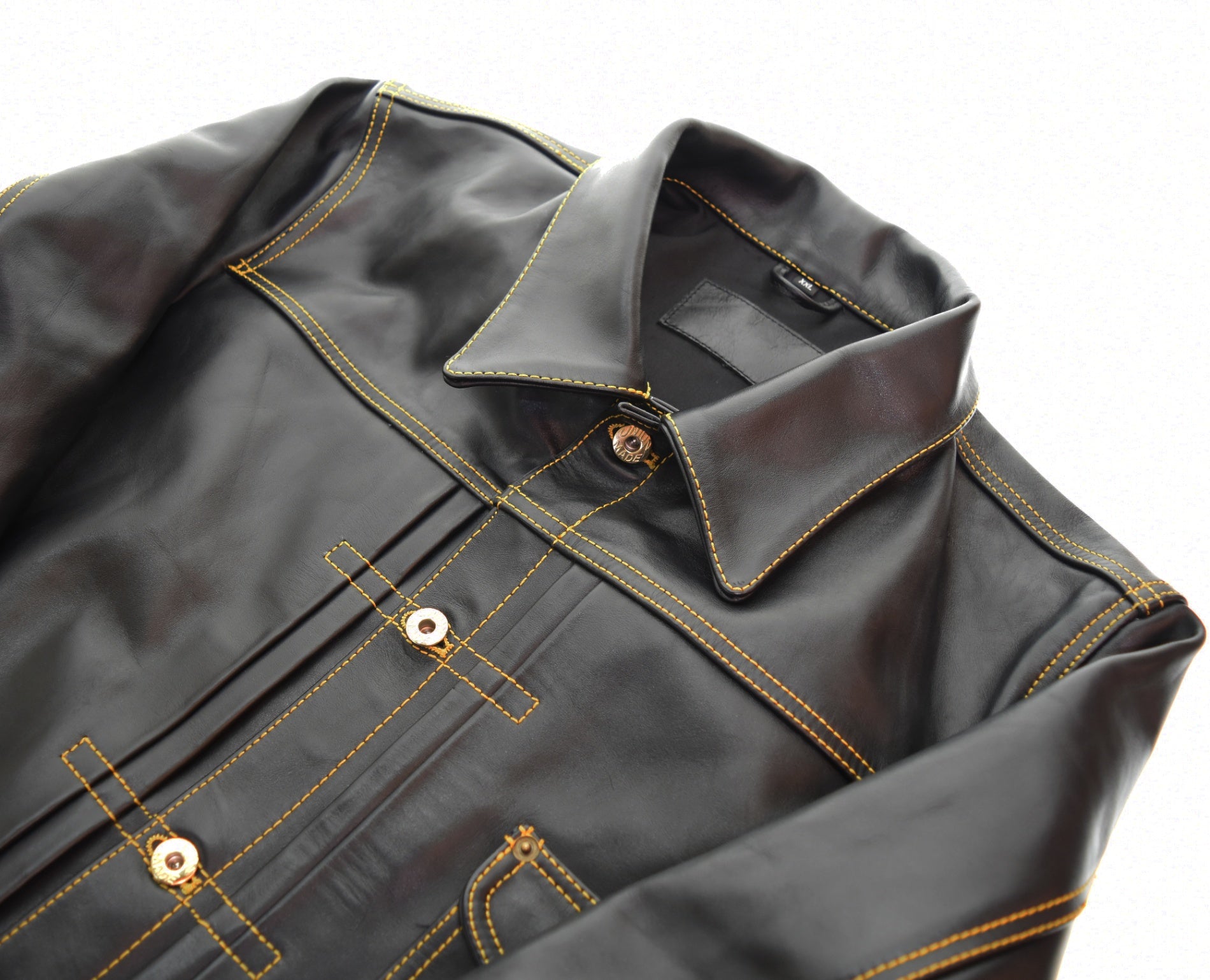 レザー Leather 1st TYPE ファースト タイプ LEATHER TRUCKER JACKET