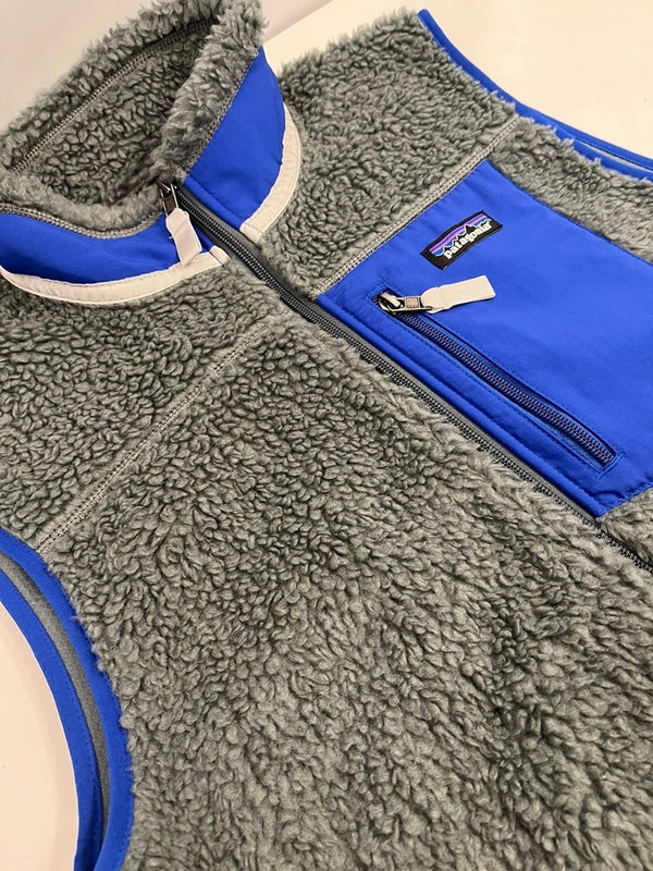 パタゴニア PATAGONIA Classic Retro-X Vest クラッシック レトロX ベスト  フリースベスト 23048 ベスト グレー Mサイズ 101MT-5009