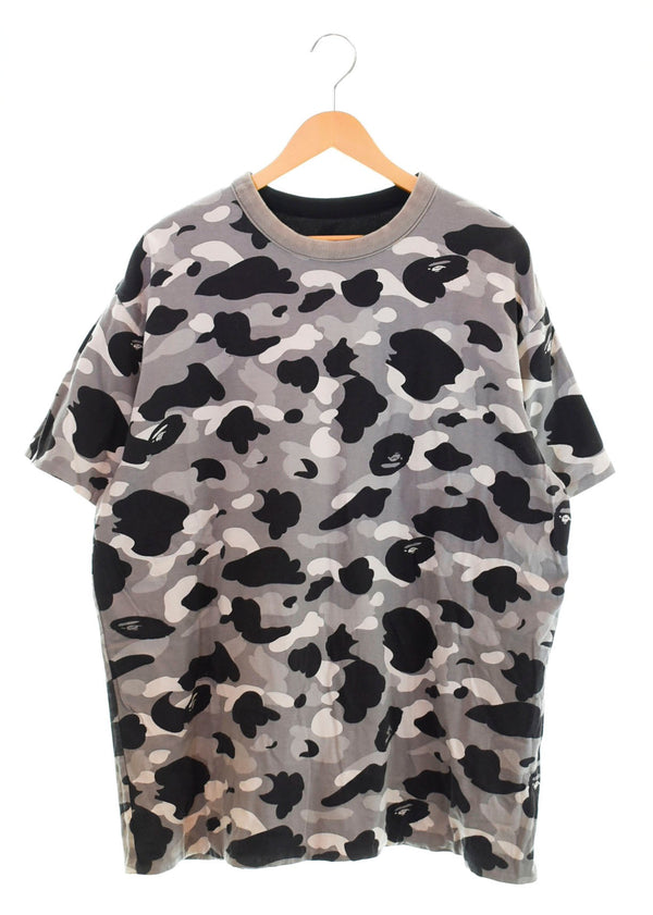 ア ベイシング エイプ A BATHING APE 90s 初期 リバーシブルTシャツ カモフラ  Tシャツ ブラック LLサイズ 103MT-1544