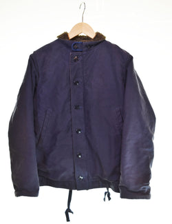 レッドテイル Red Tail  ミリタリー N-1 デッキジャケット  ジャケット ネイビー Mサイズ 103MT-2952