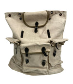 ミリタリー MILITARY 40'S 40年代 旧日本軍 リュック バックパック 旧日本軍 大日本帝国陸軍 当時物 実物 帆布 本革 VINTAGE ヴィンテージ バッグ メンズバッグ バックパック・リュック ベージュ 101bag-203