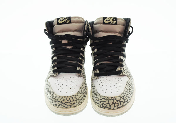 ナイキ NIKE Air Jordan 1 High OG White Cement/Safari エアジョーダン1 ハイ OG ホワイトセメント サファリ スニーカー DZ5485-052 メンズ靴 スニーカー ホワイト 27.5cm 103S-899