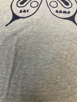 チャンピオン Champion 70's 70年代 バータグ 蝶 バタフライ DAY CAMP 染み込み プリント vintage ヴィンテージ made in USA アメリカ製 リンガーＴ Tシャツ ベージュ Mサイズ 101MT-4037