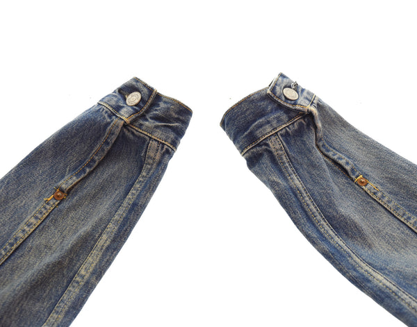 ヒステリックグラマー HYSTERIC GLAMOUR デニムジャケット 2nd Type ユーズド加工 Gジャン セカンド 0261AB10 ジャケット ブルー Mサイズ 103MT-3060