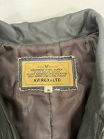 アヴィレックス AVIREX カウハイド 牛革 シングルライダース レザージャケット 6141017 ジャケット グレー Mサイズ 101MT-5116