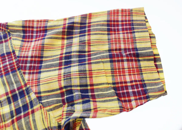 ステューシー STUSSY  90s 紺タグOLD STUSSY チェック 半袖シャツ 半袖シャツ Sサイズ 103MT-2587