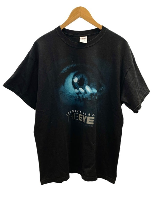 ムービーTシャツ MOVIE-T 2008 JERZEES Jessica Alba ジェシカ アルバ THE EYE アイズ ホラー映画  ムービーT movieTシャツ  XL Tシャツ プリント ブラック LLサイズ 101MT-2260