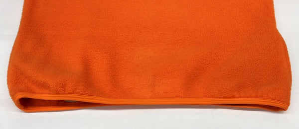 パタゴニア Patagonia 02年製 シンチラ スナップT フリース プルオーバー ハーフボタン リフレクター付 ロゴ刺繡 キッズ規格 ドミニカ共和国製 ORANGE 橙色 STYLE65569 ロゴ オレンジ KIDS XL(14) 104LT-260