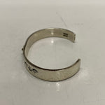 【曜日割引対象外】 【中古】アリゾナフリーダム ARIZONA FREEDOM K18 太陽神 唐草 平打ち メンズジュエリー・アクセサリー バングル シルバー 201goods-691 VB