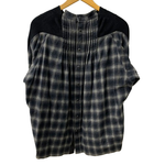 サカイ sacai 20AW シャツドッキングニット 20-04871 セーター ブラック 201LT-450