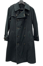 ドゥロワー Drawer ユナイテッドアローズ ライナー付 コットン ツイル トレンチ ステッチ テーラード ダブルブレスト ウエストベルト 日本製 BLACK 黒 6525-299-0230 コート ブラック SIZE40 104LT-225