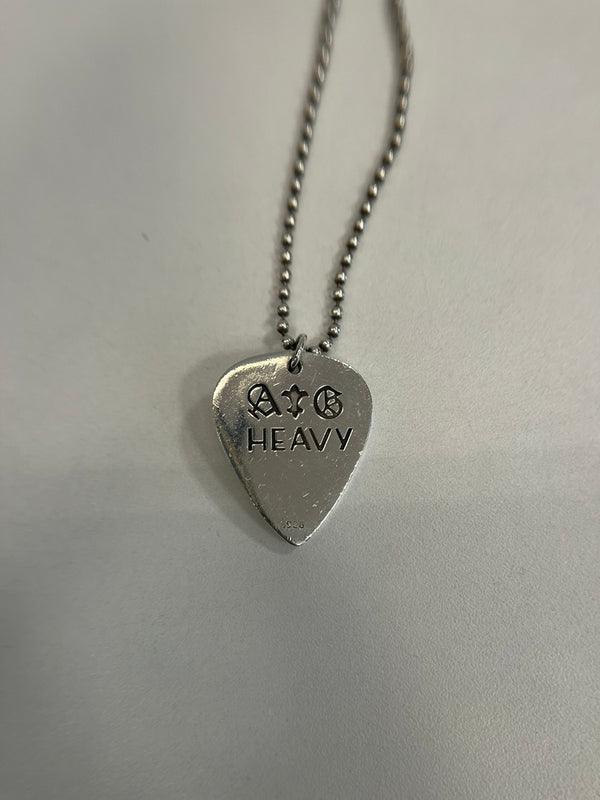 エーアンドジー A&G HEAVY 925Silver ピックデザイン ネックレス クロスモチーフ メンズジュエリー・アクセサリー ネックレス・ペンダント シルバー 101G-205