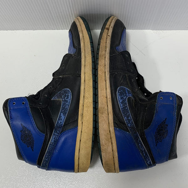 観賞用 ナイキ NIKE 2001年復刻 エア ジョーダン 1 レトロ ハイ AIR JORDAN 1 RETORO 010709 Y2 メンズ靴 スニーカー ブルー 25.5cmサイズ 201-shoes1278