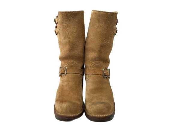 ウェスコ Wesco Custom Boss カスタム ボス スエード ブーツ ワーク ロング シューズ キャメル 茶 BE7700700 メンズ靴 ブーツ エンジニア ブラウン サイズ 9D 104S-748