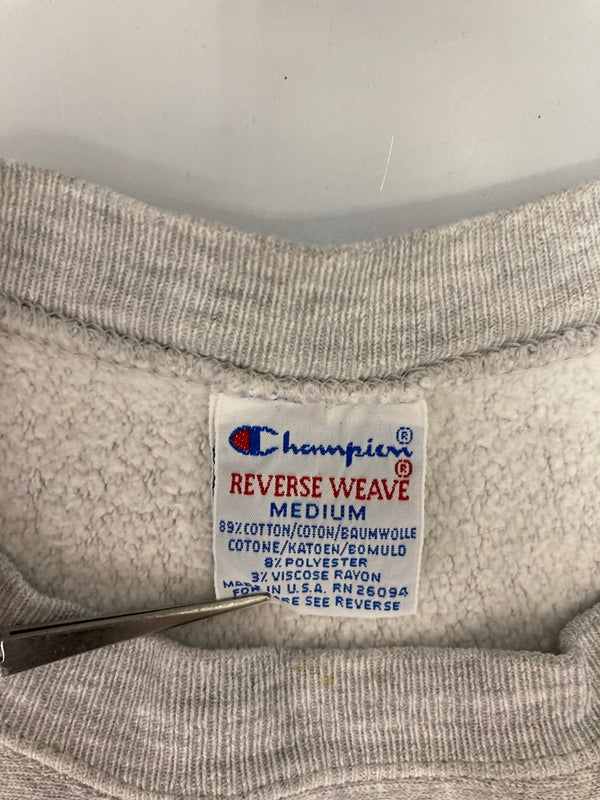 チャンピオン Champion リバースウィーブ REVERSE WEAVE Vintage ヴィンテージ 刺繍タグ カレッジ刺繍 USA製 US古着 スウェット グレー Mサイズ 101MT-3113