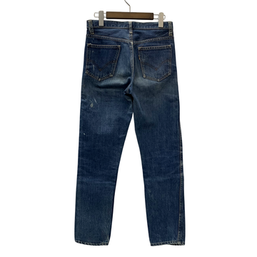 【曜日割引対象外】 リーバイス Levi's 60's Big E テーパード デニムパンツ スーパースリム 刻印M 42TALON USA製 デニム ブルー 201MB-801 VB