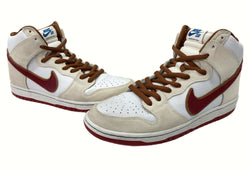 ナイキ NIKE 20年製 SB DUNK HIGH PHILLIES BLUNT ダンク ハイ フィリーズ ブラント 白 茶色 CV9499-100 メンズ靴 スニーカー ホワイト 29.5cm 104-shoes441