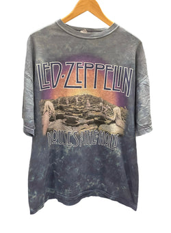 バンドTシャツ BAND-T 00’s 00s  ©︎2002 LED ZEPPELIN TIE DYE music tee Houses of the Holy レッドツェッペリン XL Tシャツ プリント マルチカラー LLサイズ 101MT-2555