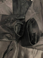 ブルーノマリ BRUNOMAGLI レザーテーラードジャケット 54 ジャケット ブラック 101MT-5298