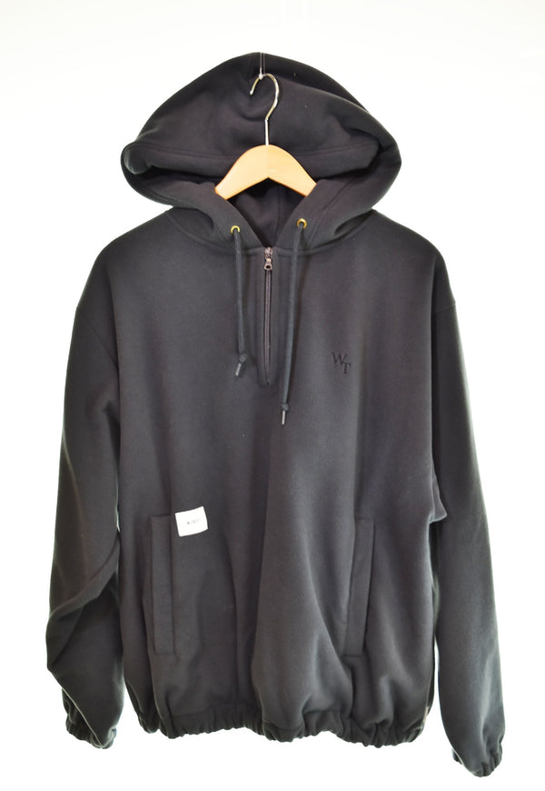 ダブルタップス WTAPS 23AW SEAL/HOODY/POLY.LEAGUE シール フーディー リーグ ブラック プルオーバー フリース パーカー  232ATDT-CSM31 2 パーカ グレー 103MT-2948