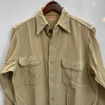 【曜日割引対象外】 ヴィンテージ vintage 40's 50's PACEMAKER  Work Shirts 長袖シャツ ベージュ 201MT-4420 VB