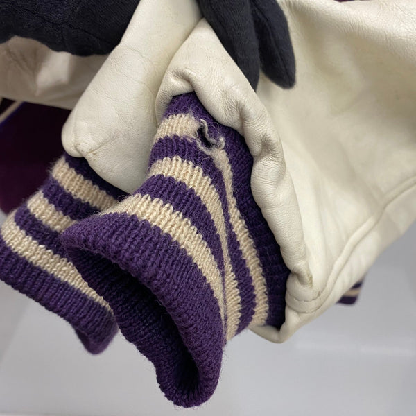 【曜日割引対象外】 ヴィンテージ vintage 80's CATCH BALL スタジアムジャケット スタジャン USA製 ジャケット パープル 42サイズ 201MT-4604 VB