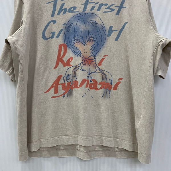 メゾンスペシャル MAISON SPECIAL EVANGELION Prime-Over Crew Neck T-Shirt 11251411234 Tシャツ ベージュ 0サイズ 201MT-4485