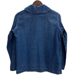 【曜日割引対象外】 ヴィンテージ vintage 40's チェンジボタン ショールカラー US.NAVY カバーオール ジャケット ブルー 201MT-4502 VB