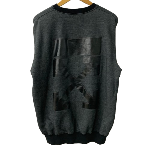 オフホワイト Off-White ARROWS スウェット OWBA046E20JER004 スウェット グレー Lサイズ 201MT-4801