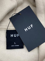 ハフ HUF SET TT HOODIE トリプルトライアングル ロゴ フーディ パーカー 薄茶 PF00572 パーカ ロゴ ベージュ Lサイズ 104MT-2315