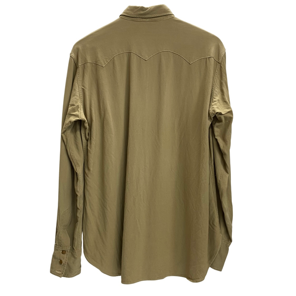 【曜日割引対象外】 ヴィンテージ vintage 40's FORBES ウエスタンシャツ 長袖シャツ ベージュ 201MT-4422 VB