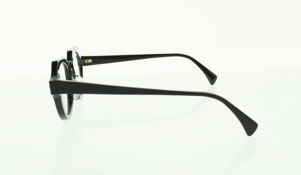 ジャックデュラン Jacques Durand PRASLIN 248-002 ポンメガネ 眼鏡・サングラス 眼鏡 ブラック 103G-130