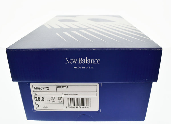 ニューバランス new balance M990 PURPLE M990PY2 made in USA アメリカ製 スニーカー ランニングシューズ  M990PYS メンズ靴 スニーカー パープル 28cm 103S-999