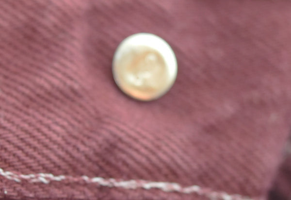 リーバイス Levi's 90's 90年代 米国製 USA カラーデニムパンツ ワインレッド 32 34 201-0651  デニム 32 103MB-688