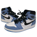 ナイキ NIKE エアジョーダン1 ハイ OG ユニバーシティブルー Air Jordan 1 High OG University Blue 555088-134  メンズ靴 スニーカー ブルー 27cmサイズ 201-shoes1384