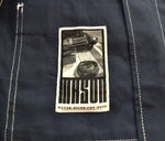 ハフ HUF MASON SHACKET コントラスト ステッチ ジャケット コットンツイル 24AW フレンチ ワーク ウェア  MASON SILVA ジャケット ネイビー Sサイズ 103MT-1778