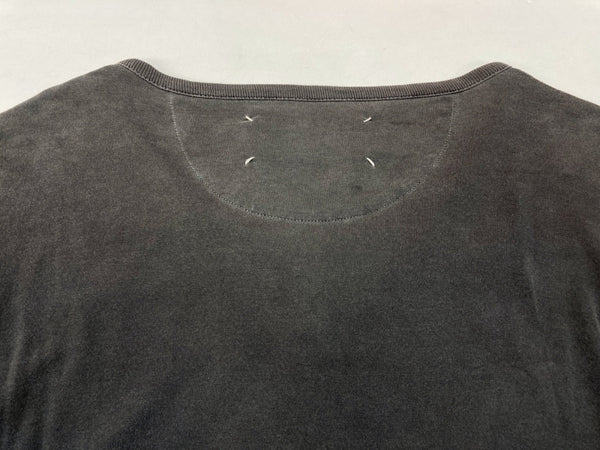 メゾン マルジェラ Maison Margiela Henley Neck T-Shirt ヘンリー ネック Tシャツ カットソー 長袖 ボタン ここのえ期 灰色 サイズ 48 ロンT 無地 グレー 104MT-651