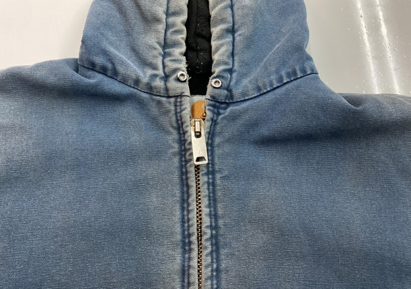 カーハート Carhartt 90's USA製 active jacket アクティブ ジャケット フェード 青 ジャケット ロゴ ブルー 104MT-2126
